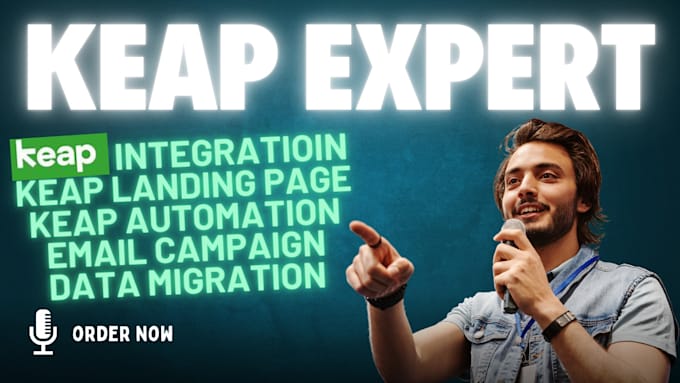 Gig Preview - Keap CRM integration workflow automation setup email campaign data migration