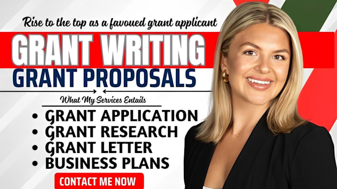 Gig Preview - Grant writing research small business grant writing grant writing and submission