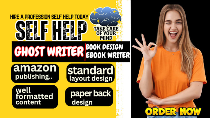 Gig Preview - Do self help well format paper back layout design and piblish on amazon KDP