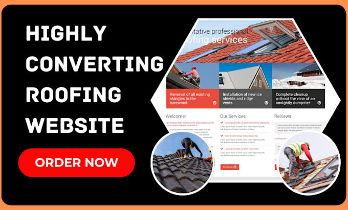 Gig Preview - Design roofing plumbing construction hvac handyman cleaning wordpress website