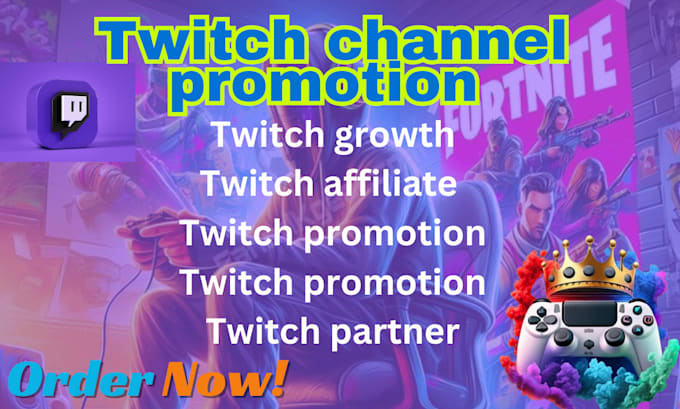 Bestseller - get more live viewers on twitch and grow your audience for more growth