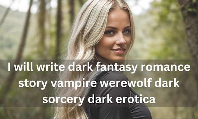 Gig Preview - Write custom made erotica romance dark fantasy werewolf story