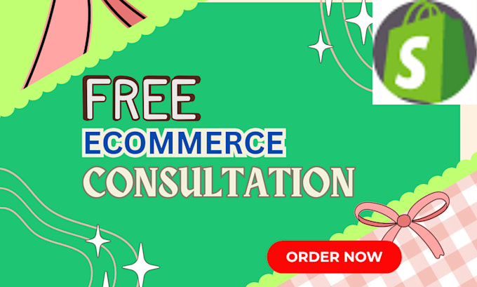 Gig Preview - Give free ecommerce consultation, help set up your store, optimize, and grow it