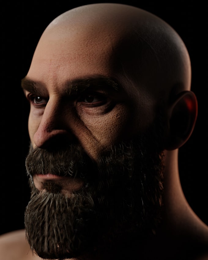 Gig Preview - Do 3d hyper realistic character 3d humanoid character metahuman character