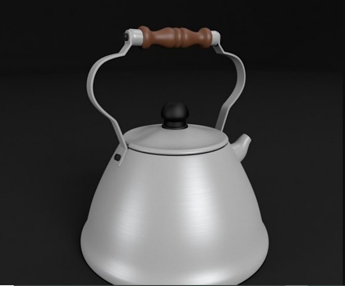 Gig Preview - Do 3d kettle model, pot model, kitchen utensils design