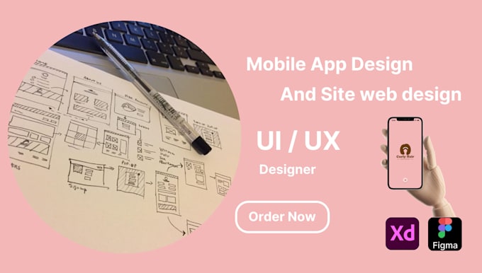 Gig Preview - Do mobile app or site web UI UX design in figma