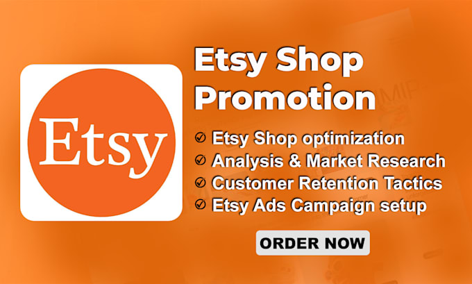 Gig Preview - Set up ultra effective etsy shop promotion to boost sales