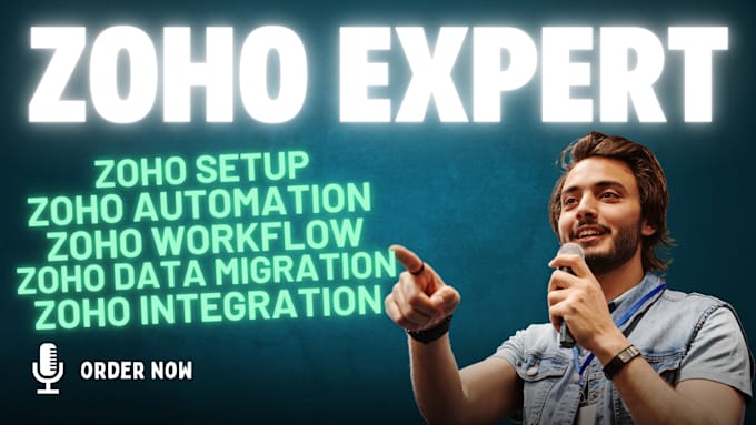 Gig Preview - Setup zoho CRM integration data migration workflow automation zoho sales funnel