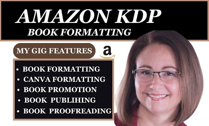 Gig Preview - Publish book on amazon kindle kdp, book formatting for amazon kdp book promotion