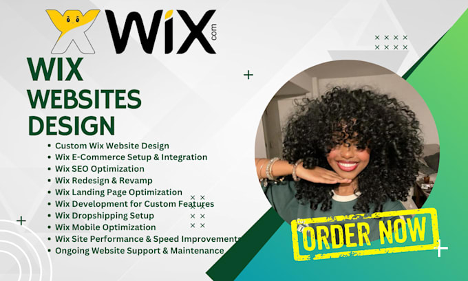 Gig Preview - Create wix website design wix website design and wix website design wix website