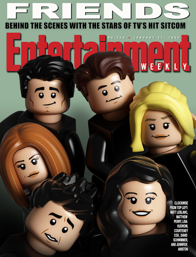 Gig Preview - Make lego minifigures  custom 3d lego model design, minifigure, animation, lego