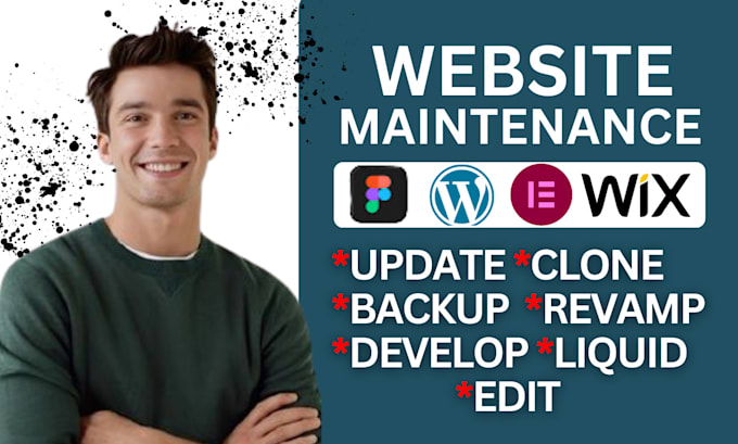 Gig Preview - Manage wordpress website maintenance wordpress support website manager