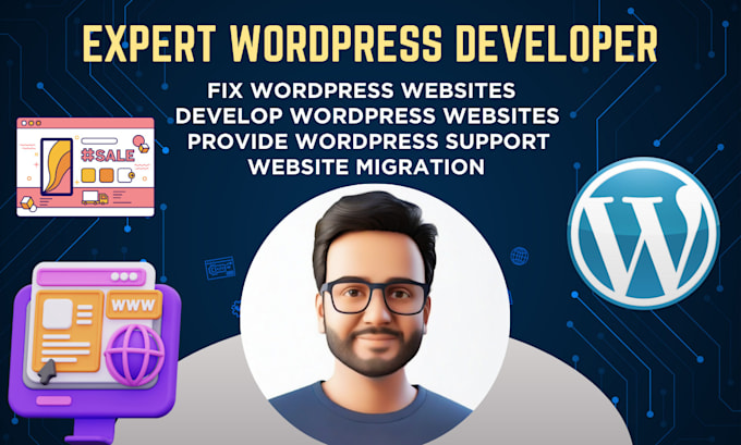 Gig Preview - Help support your wordpress and provide maintenance and fix for your website