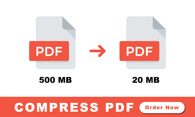 Gig Preview - Reduce and compress the size of your PDF file