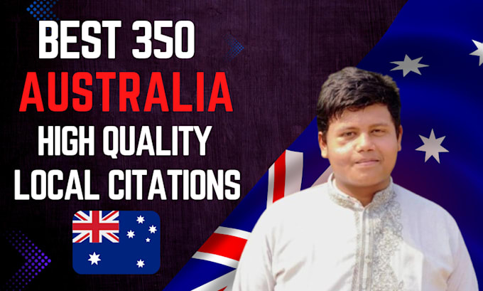 Gig Preview - Do the best australia local citations for local seo