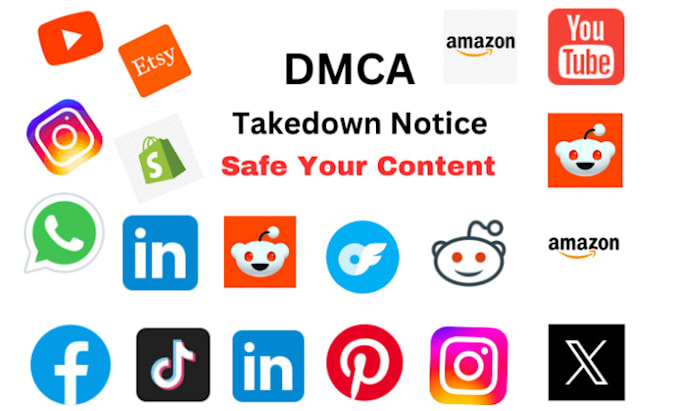 Gig Preview - Send dmca take down notice youtube,amazon,shopify,onlyfans,