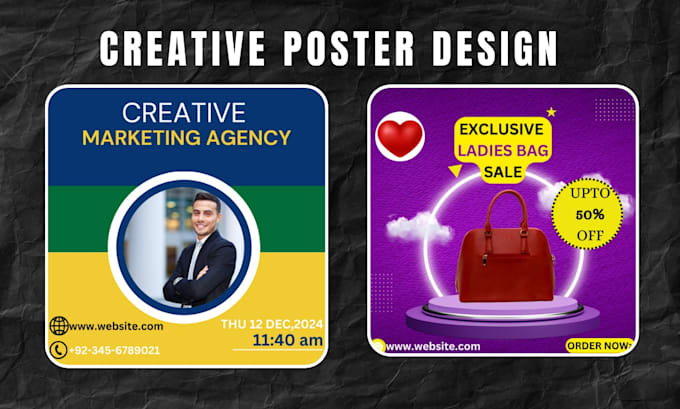 Bestseller - design posters, youtube thumbnail and flyers