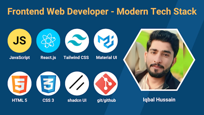 Gig Preview - Be your frontend developer with reactjs, tailwind CSS, bootstrap, git, UI libs