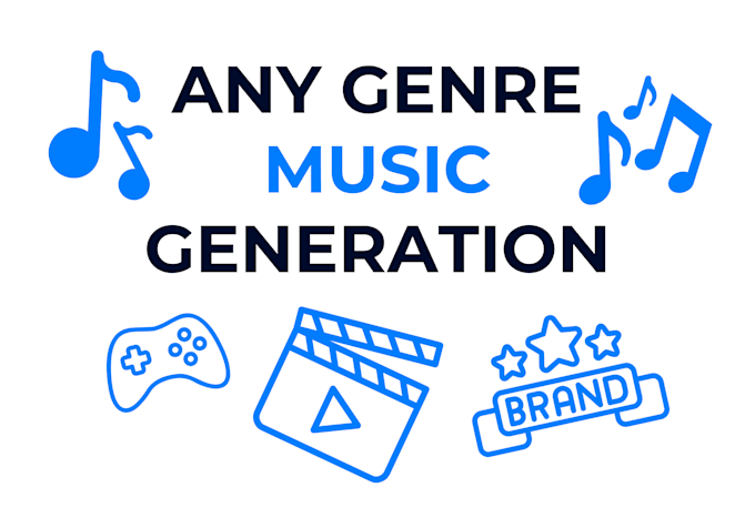 Gig Preview - Generate any genre song for you using ai