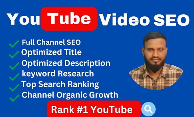 Bestseller - optimize your youtube videos for SEO to boost views and rankings