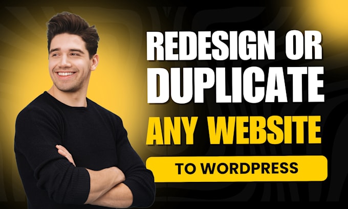 Gig Preview - Duplicate or redesign any website