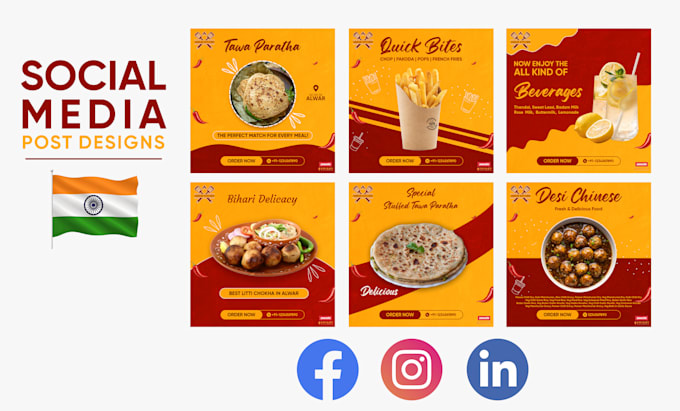 Gig Preview - Design social media post designs, facebook, instagram, whatsapp