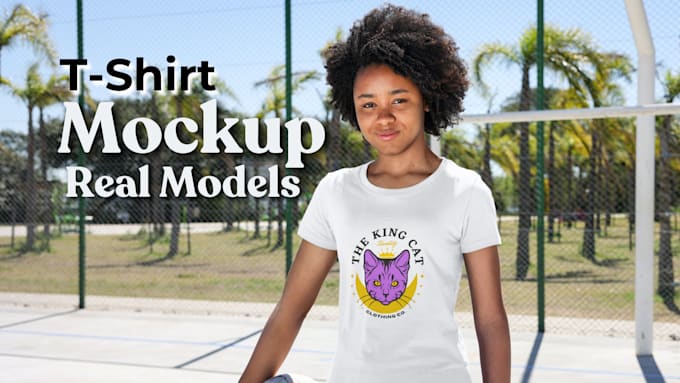 Gig Preview - Create stunning HD t shirt, hoodie mockups with real models