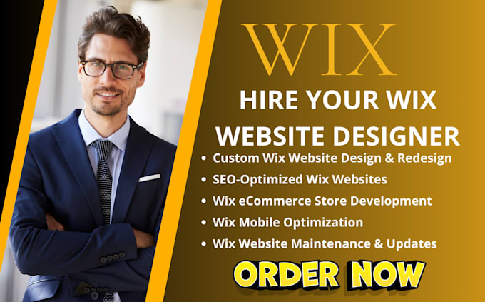 Gig Preview - Wix website design wix design wix website redesign wix online store ecommerce