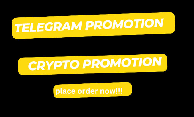 Gig Preview - Do crypto telegram promotion to get real active buyers