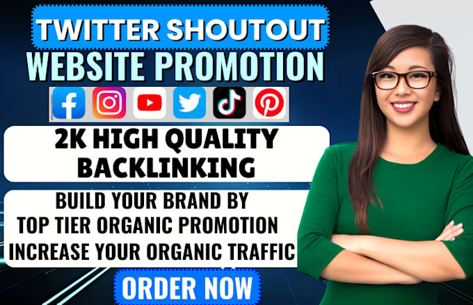 Gig Preview - Do top tier website shoutout promotion, shopify etsy link to targeted audience