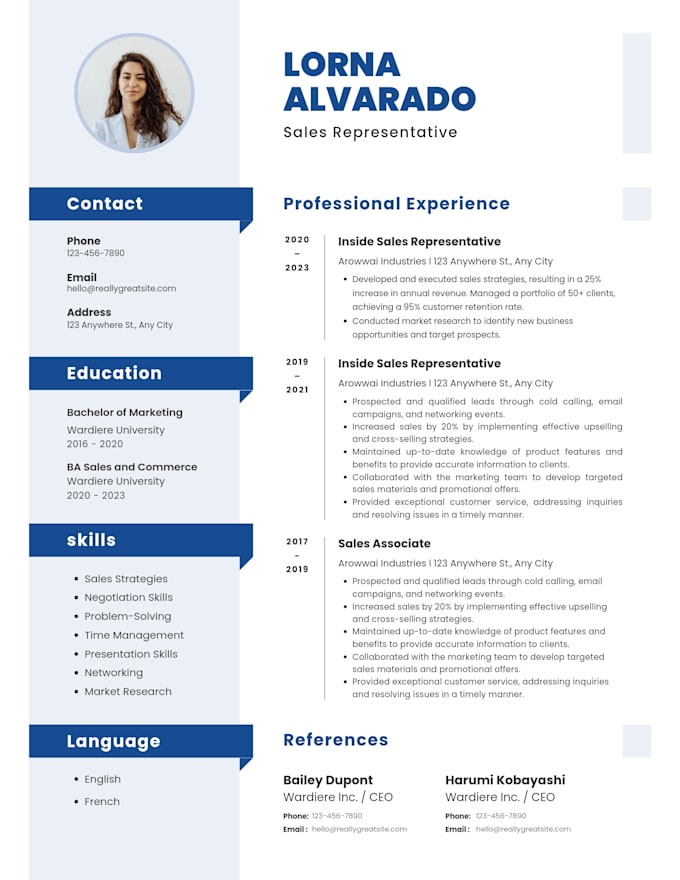 Gig Preview - Create a outstanding resume cv for you