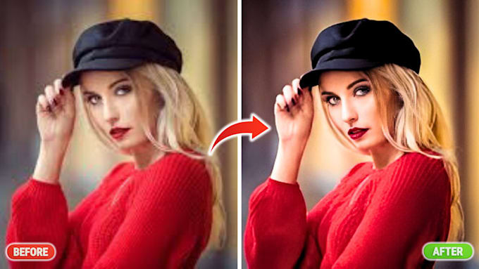 Gig Preview - Enhance, improve, unblur, restore, photo retouching, upscale low quality photos