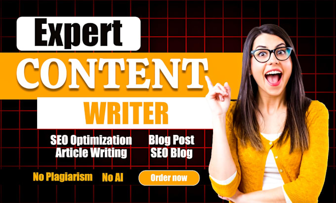 Gig Preview - Be your SEO content writer, article and blog post writer