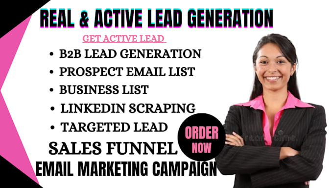Gig Preview - Do linkedin lead generation and b2b lead generation