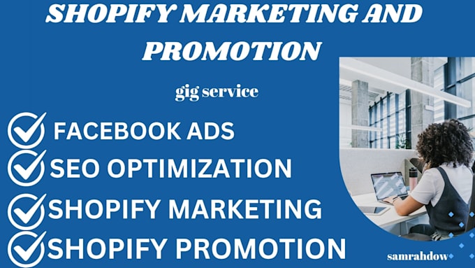 Gig Preview - Do shopify marketing,ecommerce promotion to boost shopify sales