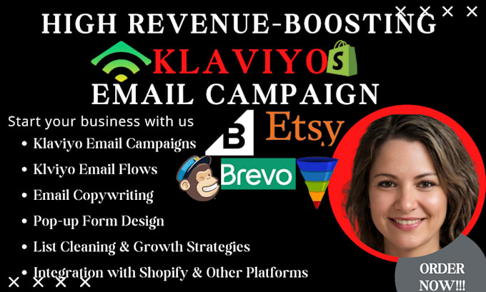 Gig Preview - Do klaviyo email marketing klaviyo flow for shopify  marketing email campaign