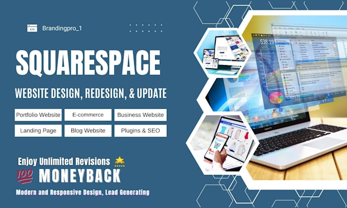 Gig Preview - Design and redesign a professional responsive squarespace website