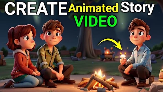 Gig Preview - Create ai video animation for kids, ai animation stories for youtube channels