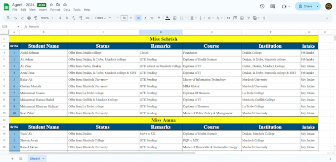 Gig Preview - Clean, format, merge, split excel data