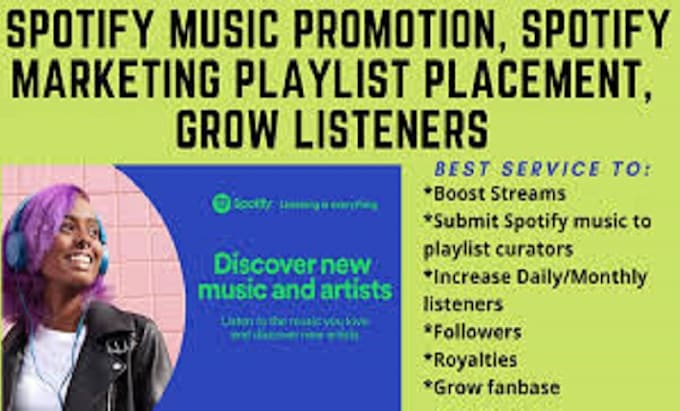 Gig Preview - Promote your spotify music and increase your profile listeners to go viral