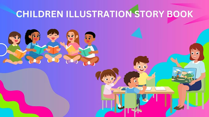 Gig Preview - Do illustration on children story book