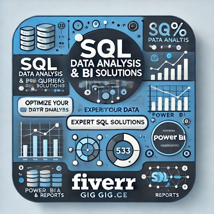 Gig Preview - Sql data analysis optimization and insights