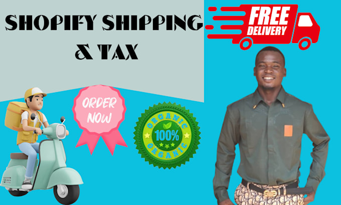 Bestseller - set up shopify shipping and tax fix bugs and error