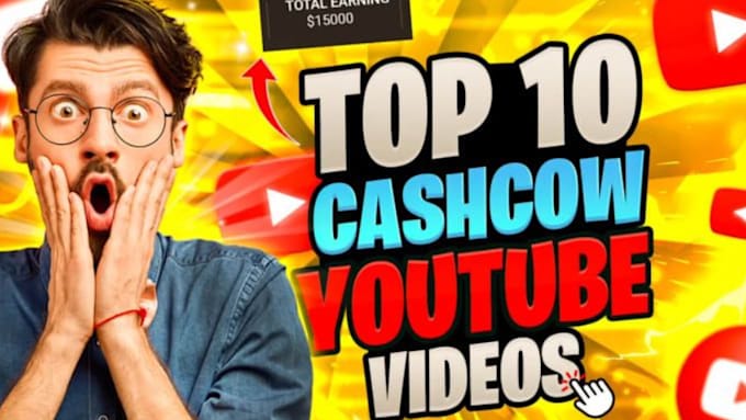 Gig Preview - Do faceless youtube automation viral top 10 cash cow videos, cash cow channel