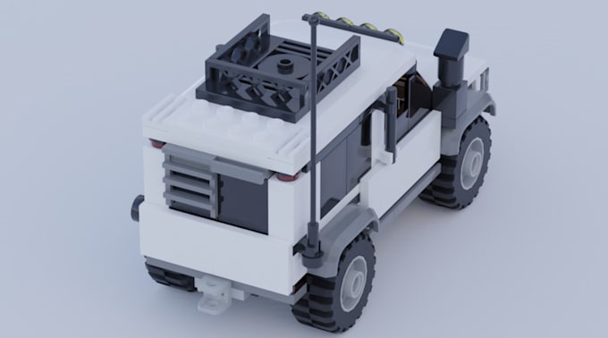 Gig Preview - Create realistic car model, 3d lego minifigure,moc afol,realistic replica