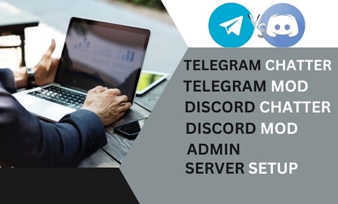 Gig Preview - Telegram community moderator, telegram chatter, hyper admin with 10 chatter