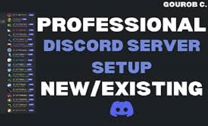 Gig Preview - Setup existing an new discord server professional