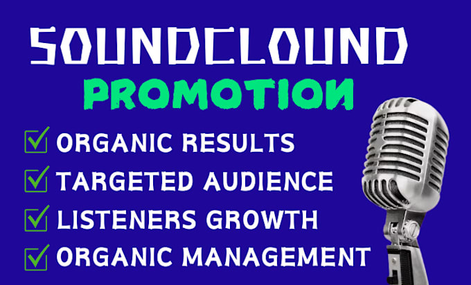 Gig Preview - Do organic soundcloud music promotions for massive listeners