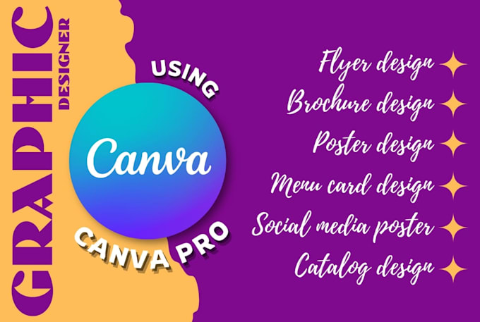 Bestseller - design modern flyers, posters and brochures using canva