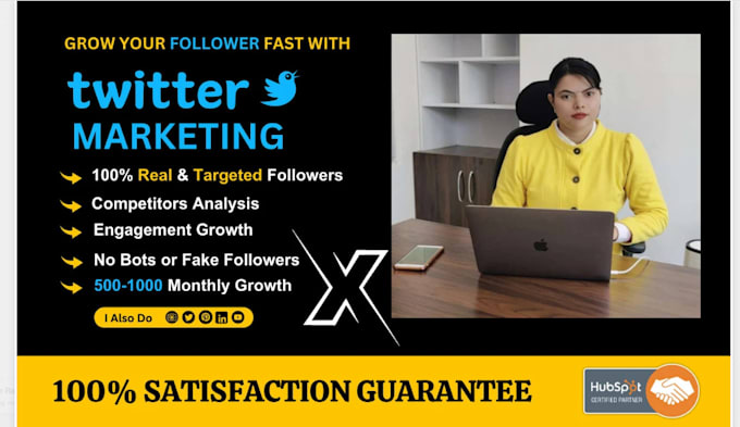 Gig Preview - Do x twitter marketing, viral tweets to manage x media account for ads promotion